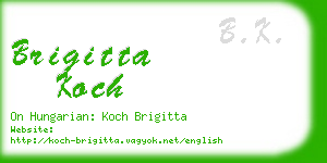 brigitta koch business card